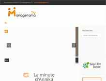 Tablet Screenshot of managerama.tv